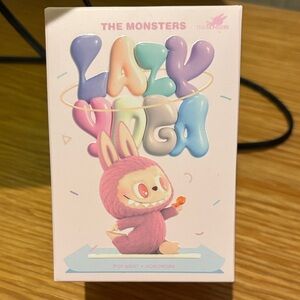 Authentic Pop Mart: The Monsters Labubu Lazy Yoga Figure - Sleeping